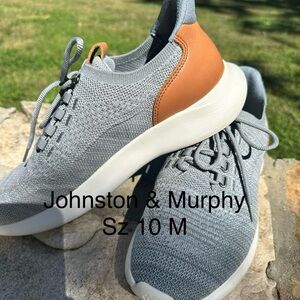 Johnston & Murphy Gray and Brown Men's Sneakers ***EXCELLENT CONDITION***